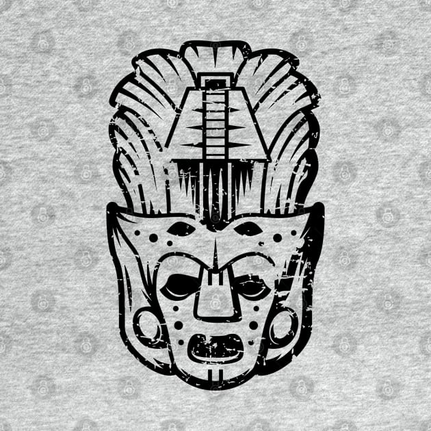 Aztec mask face #5 by GreekTavern